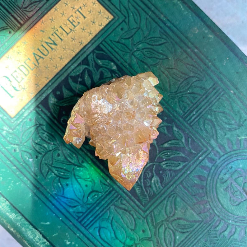 Thumbnail: Tangerine Aura Crystal Point