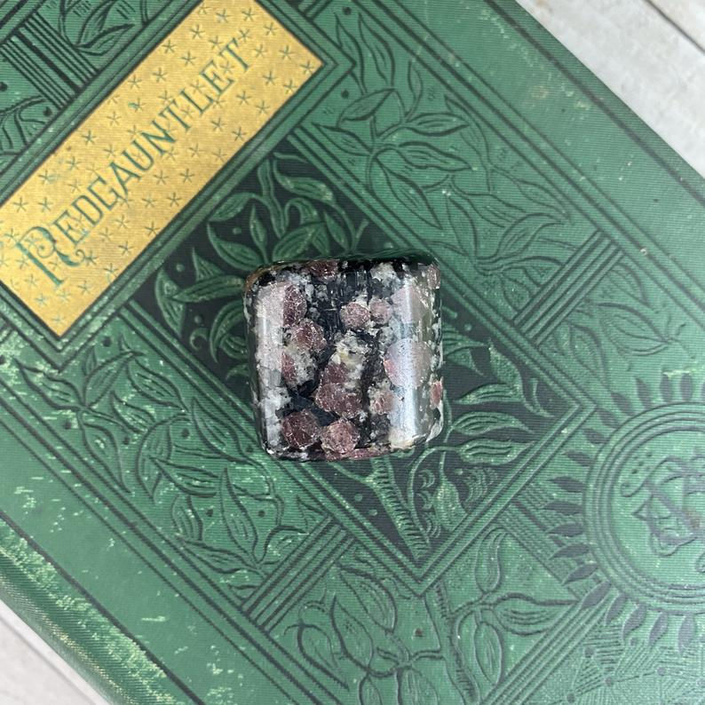 Thumbnail: Spinel in Matrix - Tumbled Stone