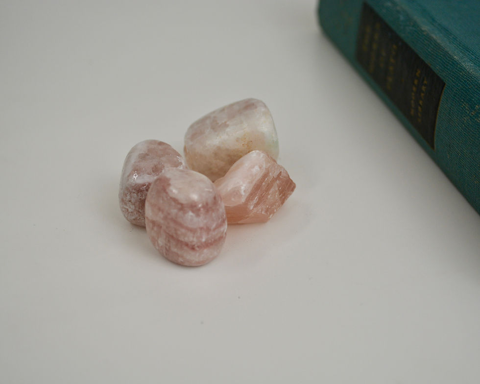 Thumbnail: Rose Pink Calcite - Tumbled Stone