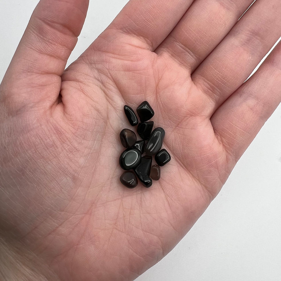 Thumbnail: Black Obsidian - Tumbled Chips