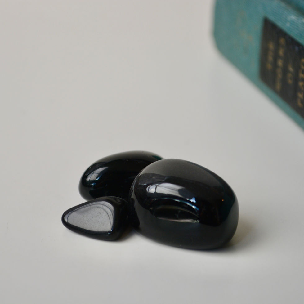 Black Obsidian - Tumbled Stone