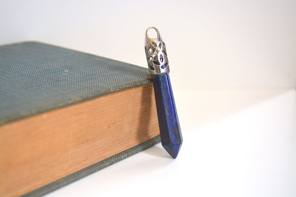 Thumbnail: Lapis Lazuli Faceted Necklace Pendant