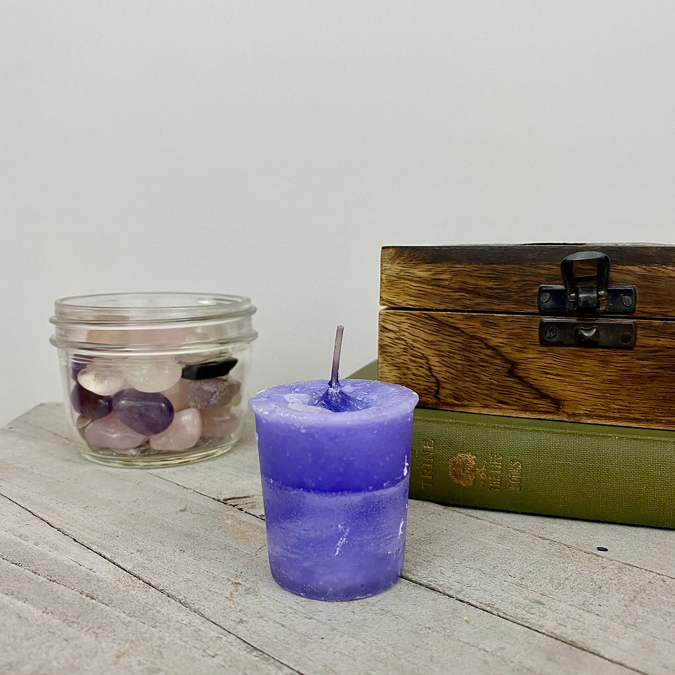 Lavender - Crystal Journey Magic Votive Candle