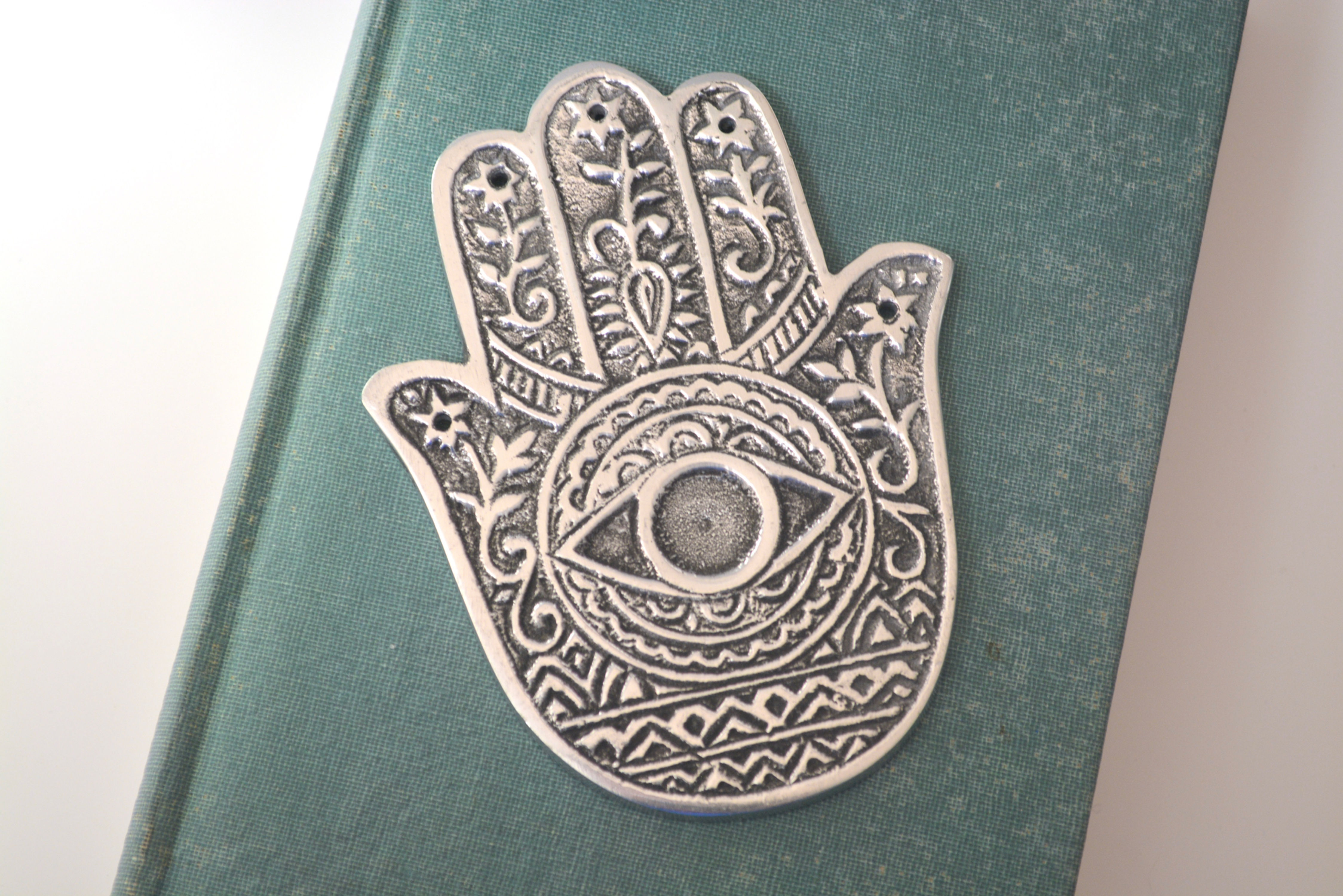 Hand of Compassion (Hamsa) Metal Burner