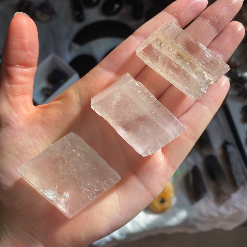 Thumbnail: Optical Calcite - Raw Crystal