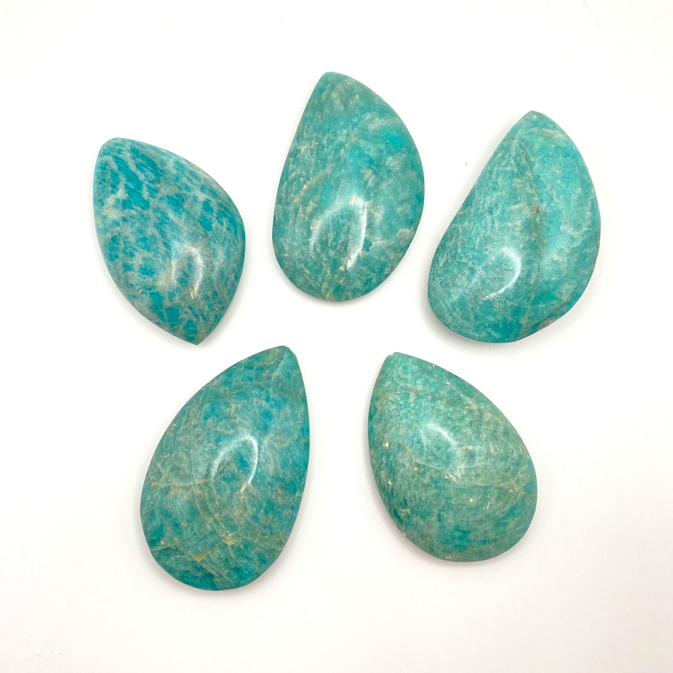 Amazonite Free Form Palm Stone