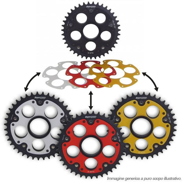 Corona AFAM Edge Z44 passo 525 570009544KIT