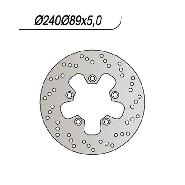 Disco freno posteriore NG 240 Suzuki RF 400 / GSF Bandit 600-1200