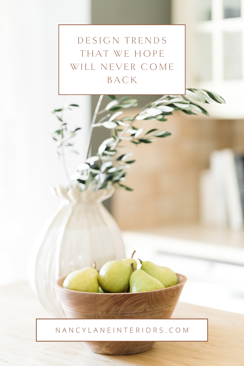 Houston interior designer Nancy Lane Interiors blog post "Design Trends That We Hope Will Never Come Back"