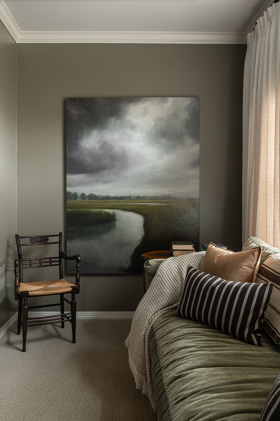 Nancy Lane Interiors Project Reveal: My Modern Meets Traditional Southern Living Primary Bedroom