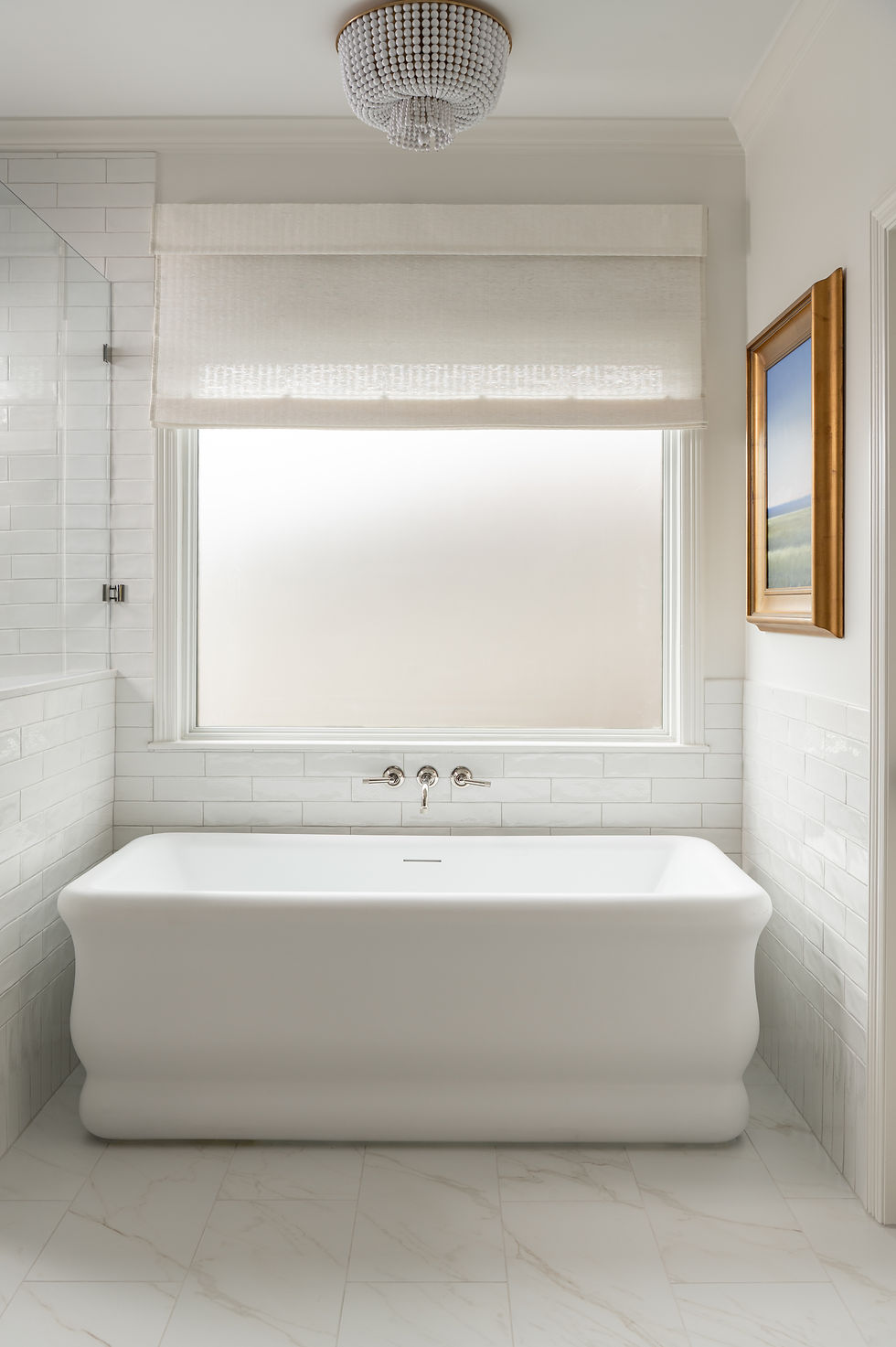 Nancy Lane Interiors Project Reveal: My Modern Traditional Southern Living Primary Bathroom