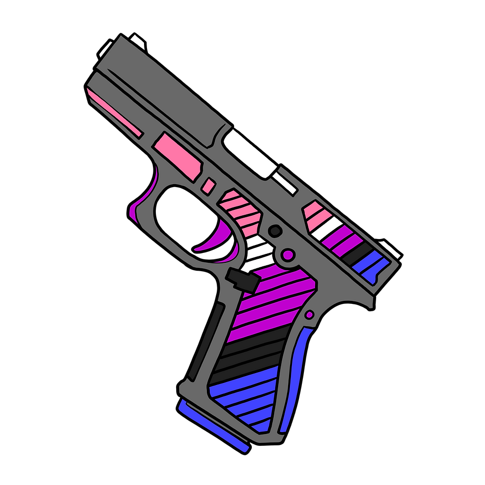 Thumbnail: Vinyl Sticker 025 - Pride Pistols