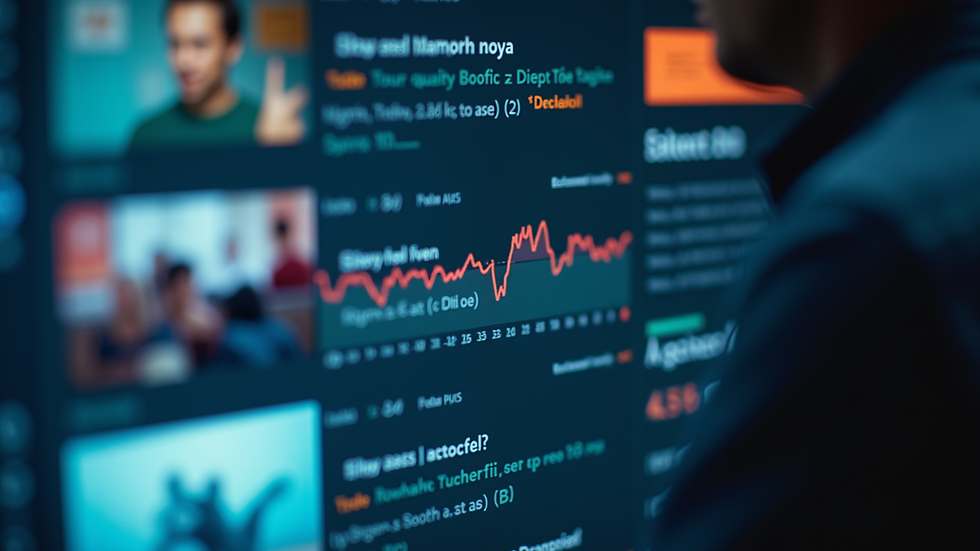 Close-up view of a digital news aggregator interface