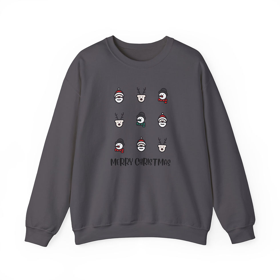 Thumbnail: Merry Christmas Crewneck Sweatshirt