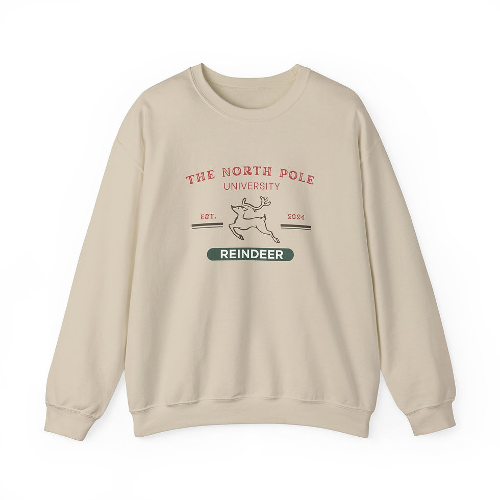 Thumbnail: The North Pole University Crewneck Sweatshirt