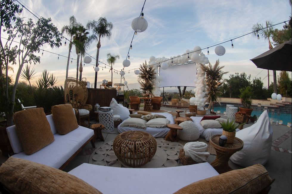 Movie Night Decor in Miami