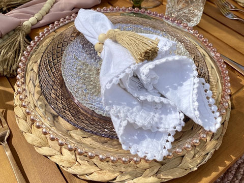 Chic picnic party styling in Florida