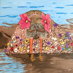 Flower Power Walrus