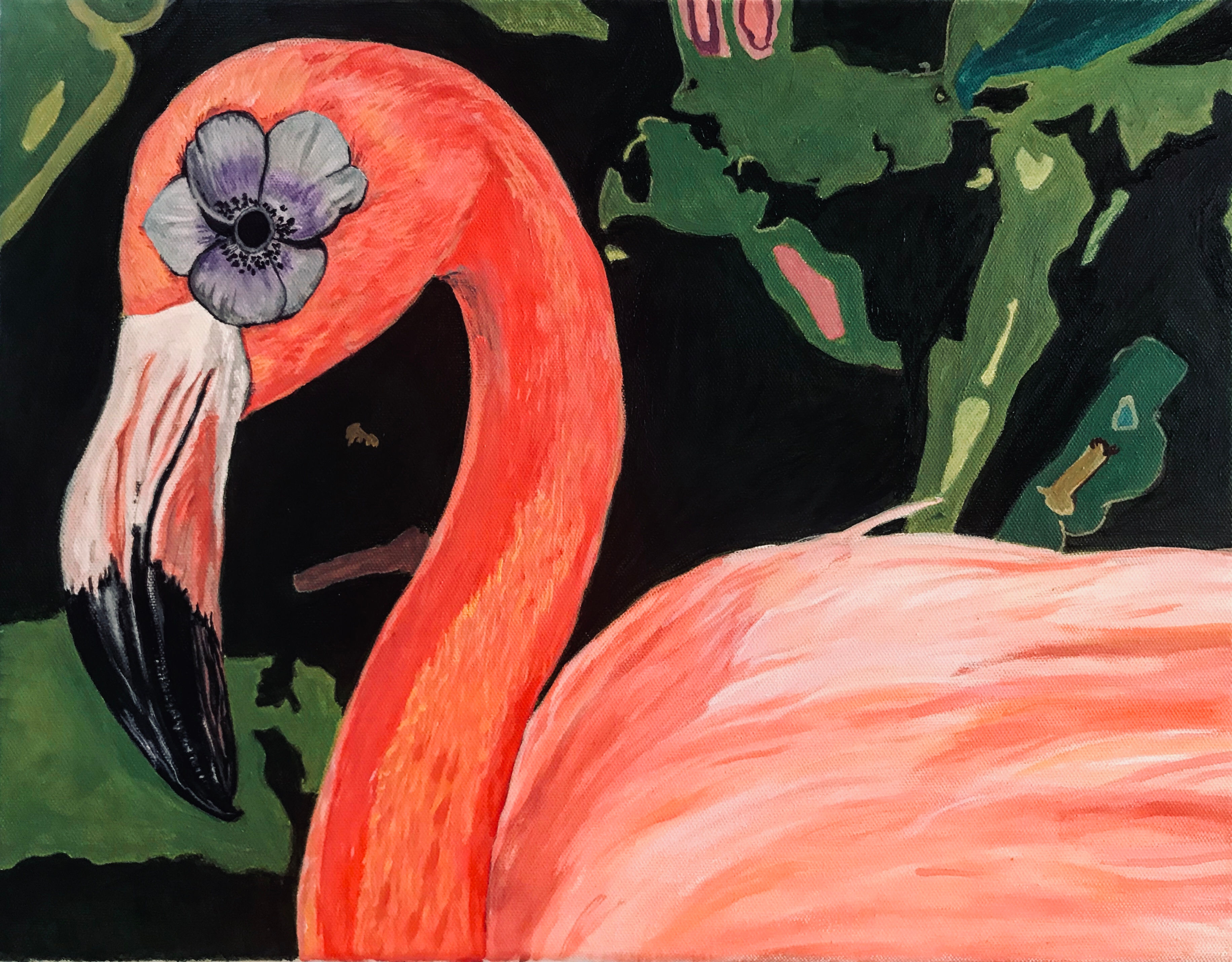 FLower Power Flamingo