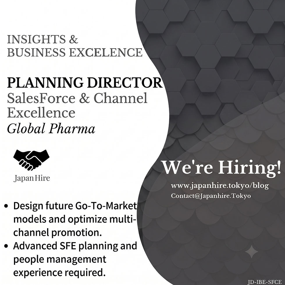 Planning Director-SalesForce & Channel Excellence