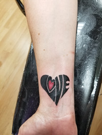 Custom design Done by KOYO Corey Ray at KOYO STUDIOS in La Jolla, San Diego, CA