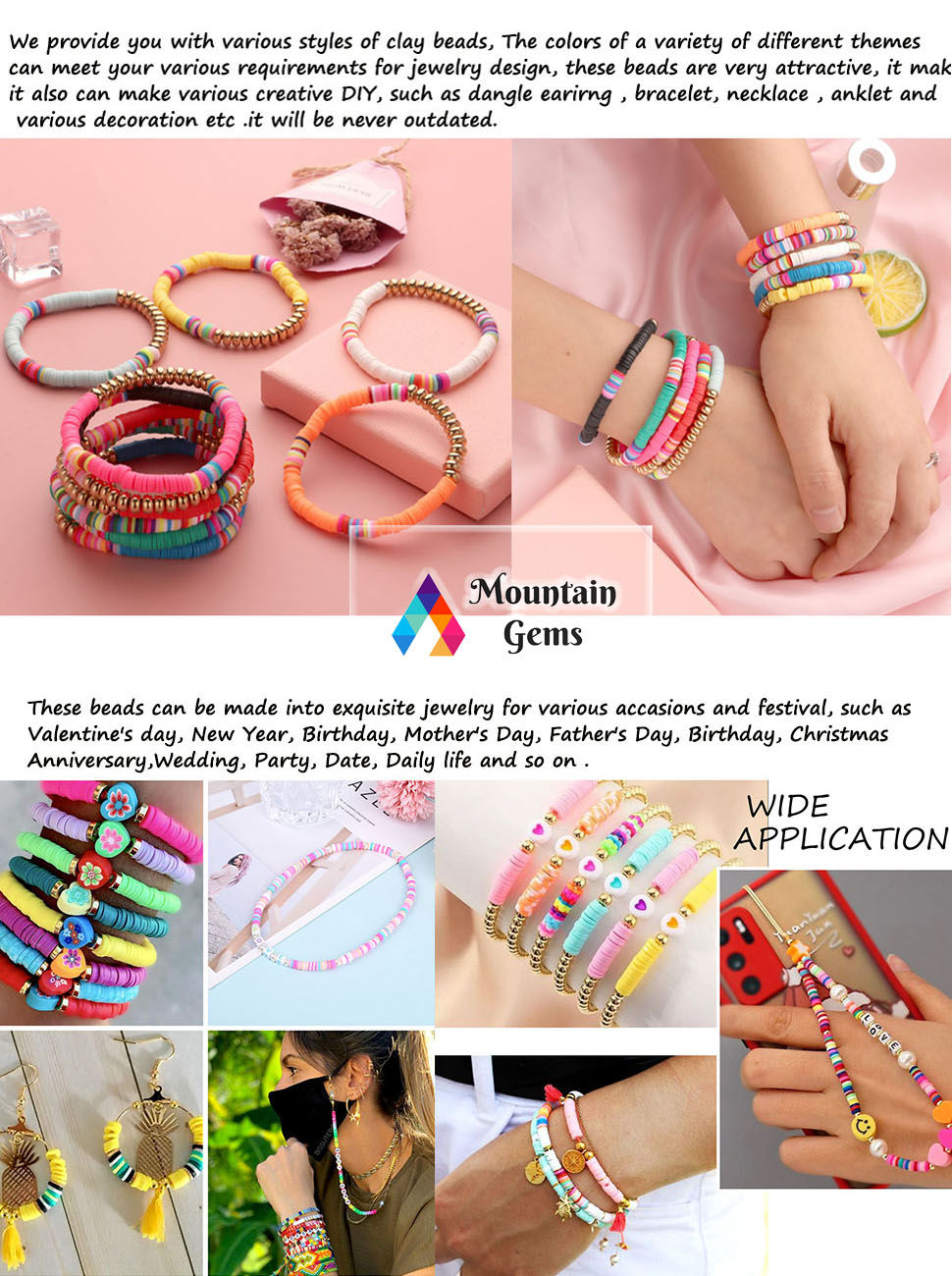 Thumbnail: مجموعة خرز و جامايكا و الأبجدية لصنع مجوهرات و سوار