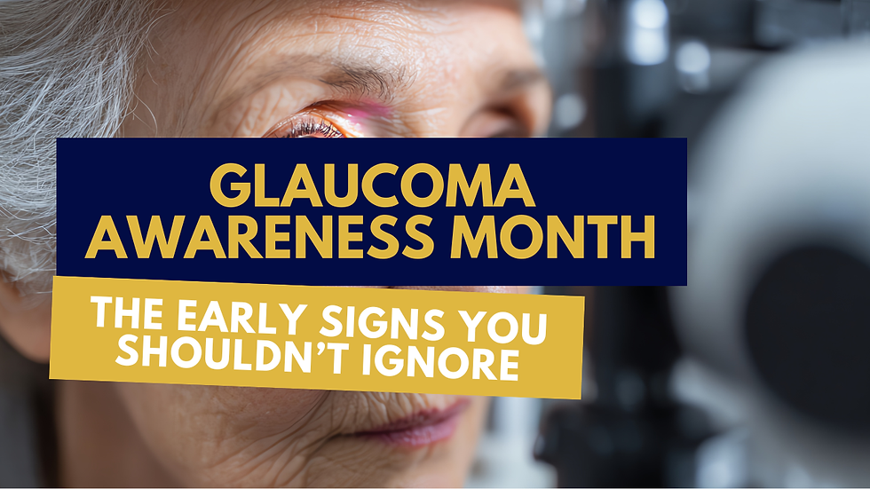 Glaucoma Awareness Month