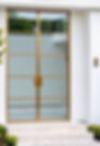 Architectural bronze window system with slender profiles and minimal sight lines