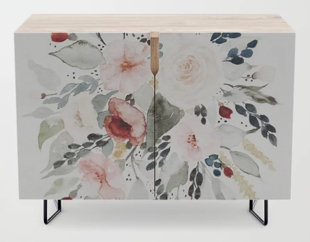 Floral Credenza