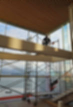 Professional installation of custom sliding patio doors by experienced installers using precision mounting and structural coordination