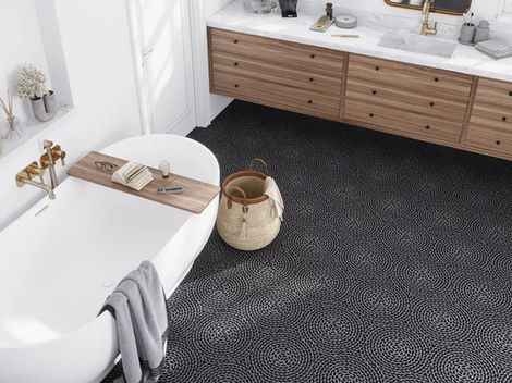 On-Trend Tile Flooring Ideas for Bathroom Remodels
