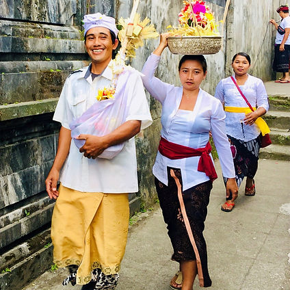 Bali Herzlichkeit Zeremonie Tempel Kultur