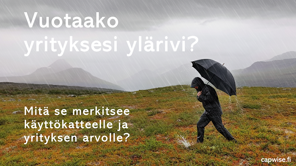 Vuotaako yrityksesi ylärivi?