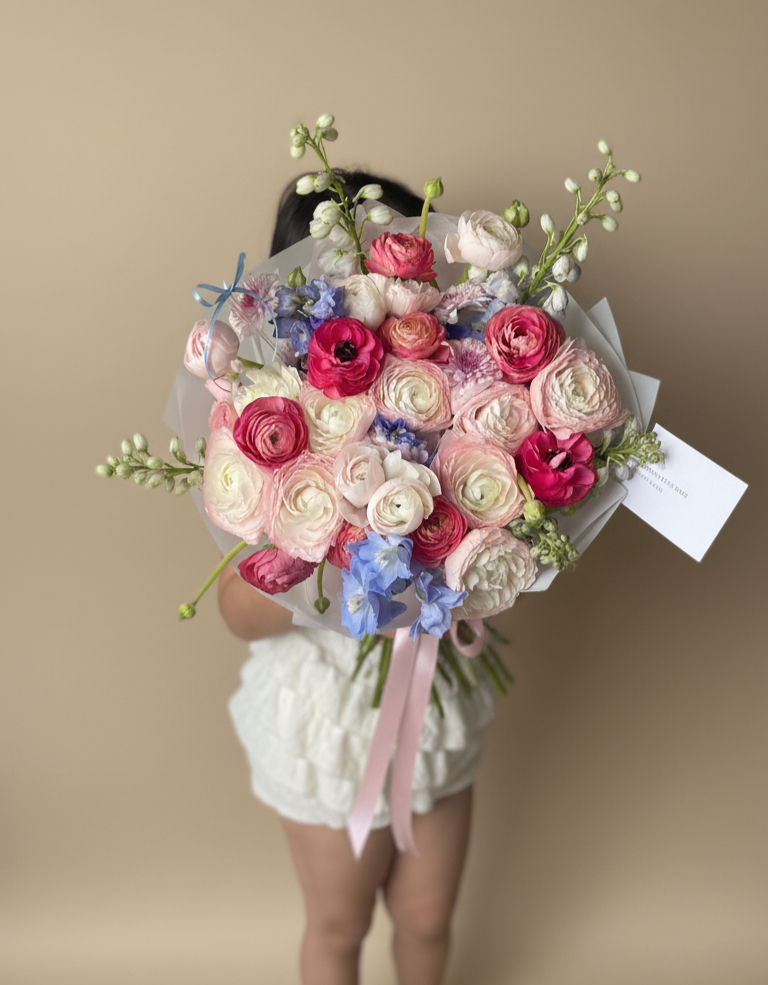 Miniatura: 25 ranúnculos bouquet