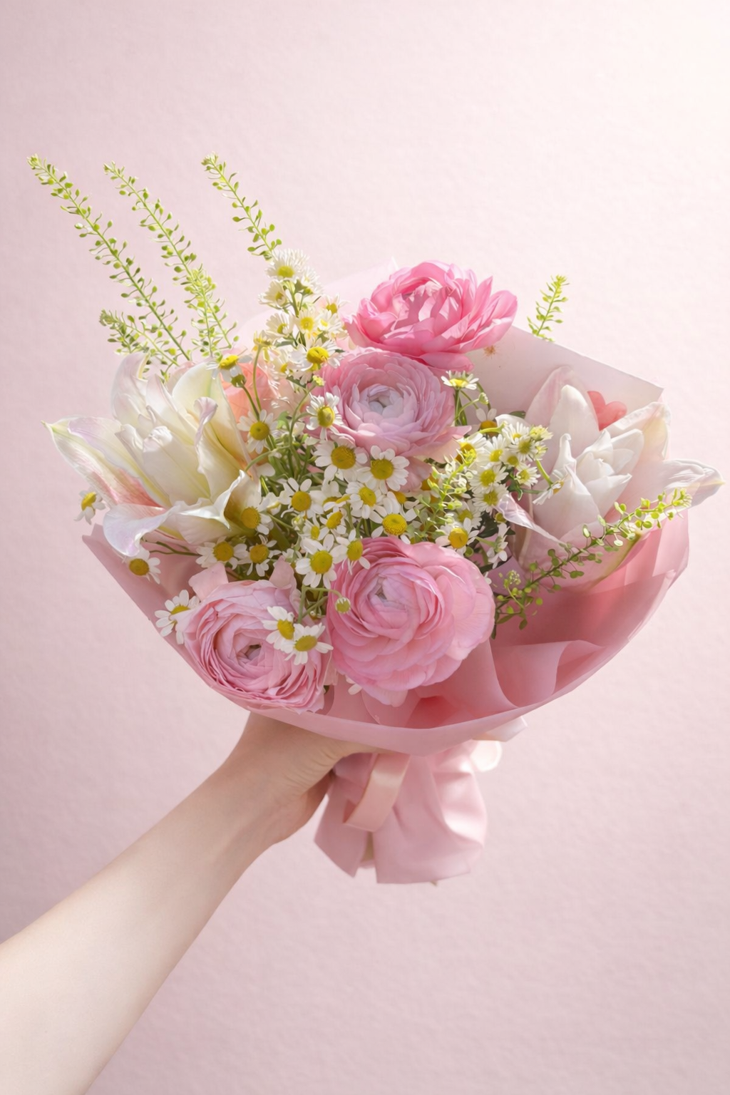 Girlie flowers bouquet