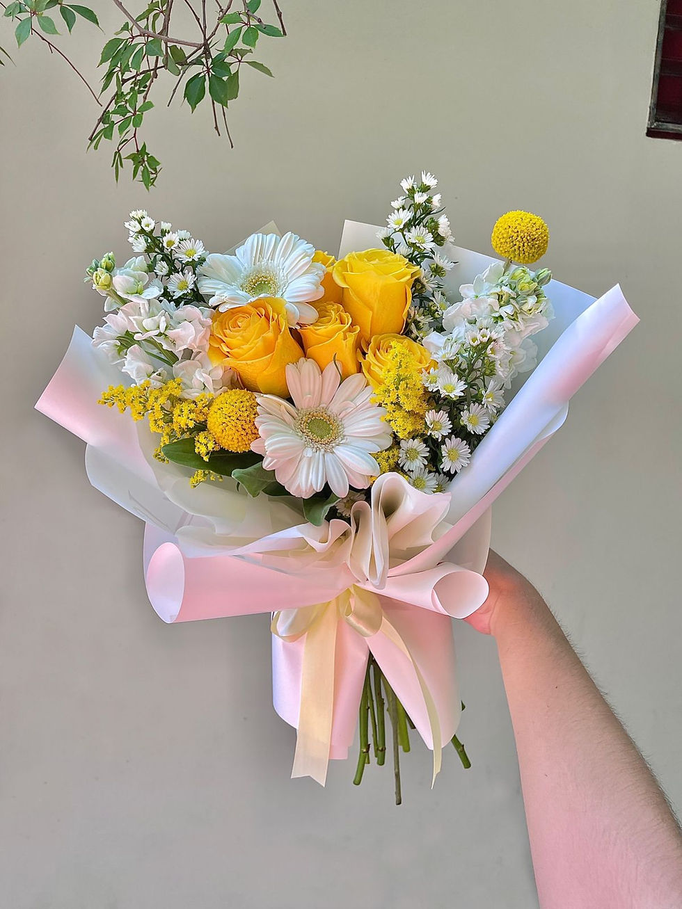 Sweet yellow bouquet