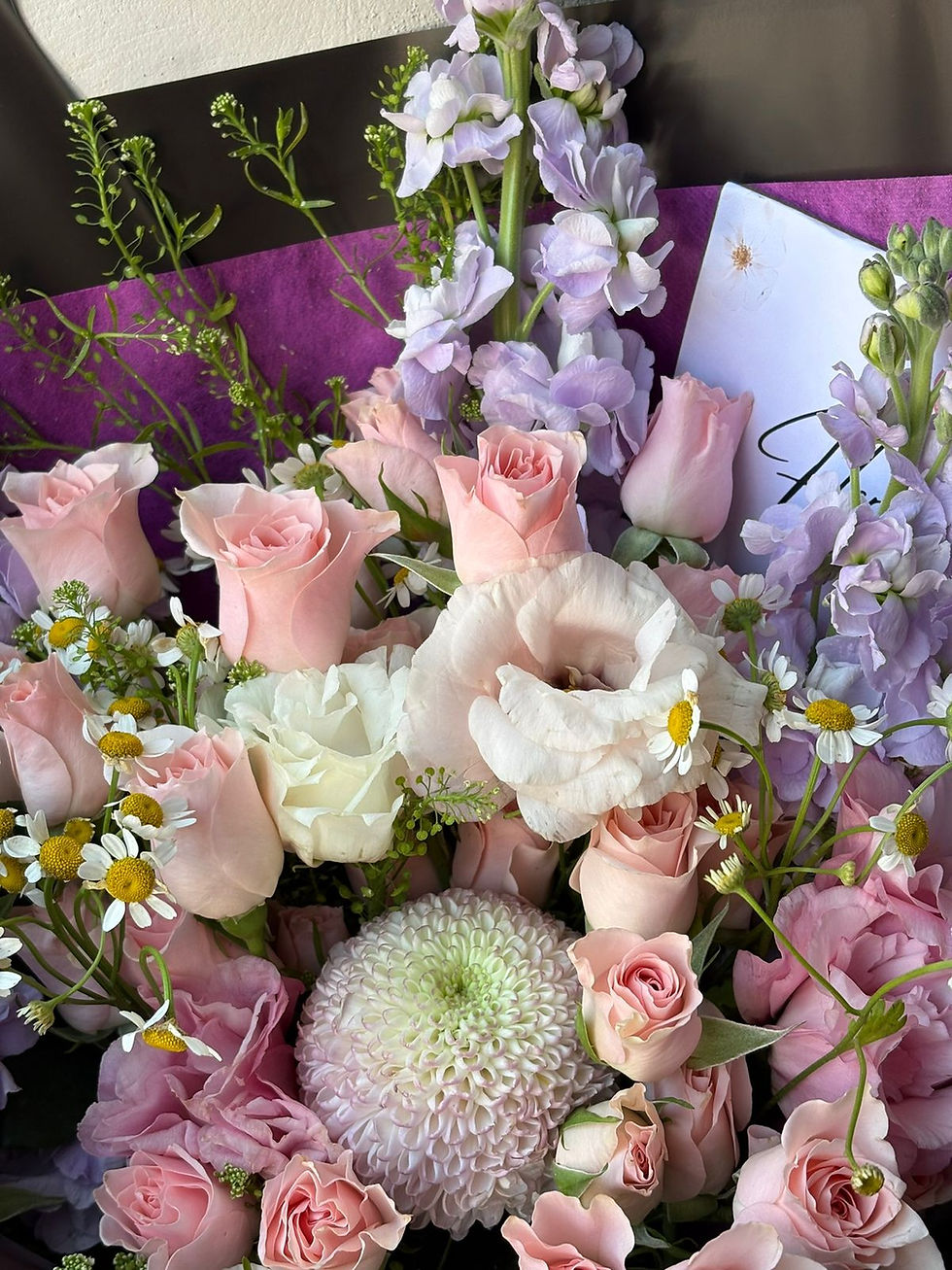 Miniatura: Black Pink Bouquet