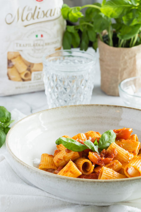 Italian pasta. Menu photography for restaurant. Product photo
