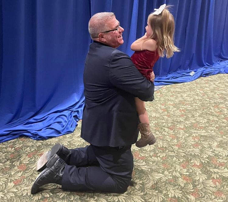Darren Bailey campaigning in Illinois