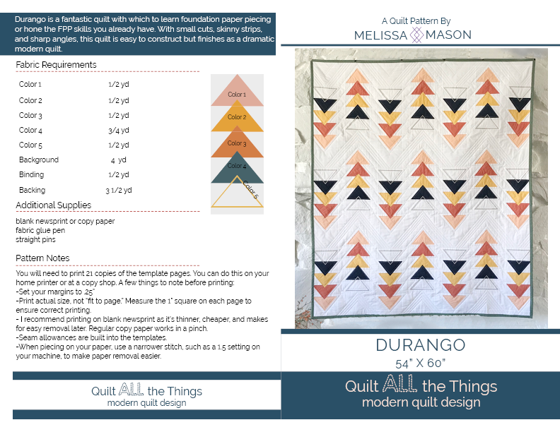 Thumbnail: Durango Quilt Pattern