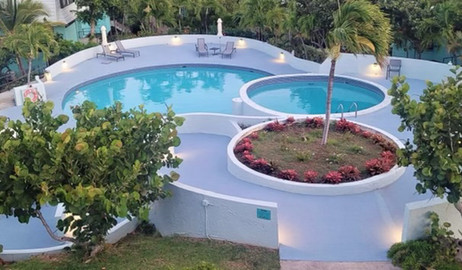Stunning pool available to Island Time guests