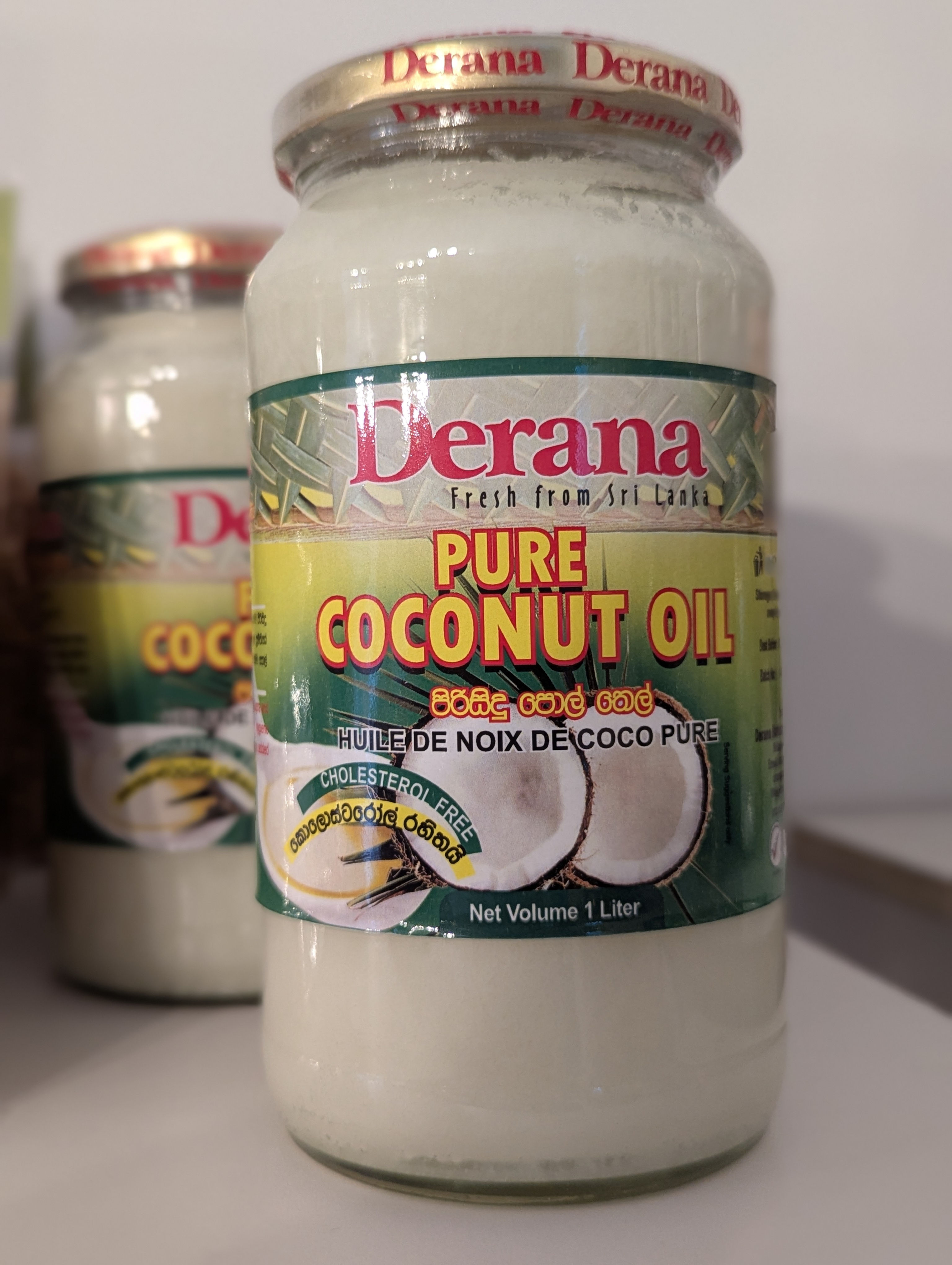 Pure Coconut Oil Derena - 1L