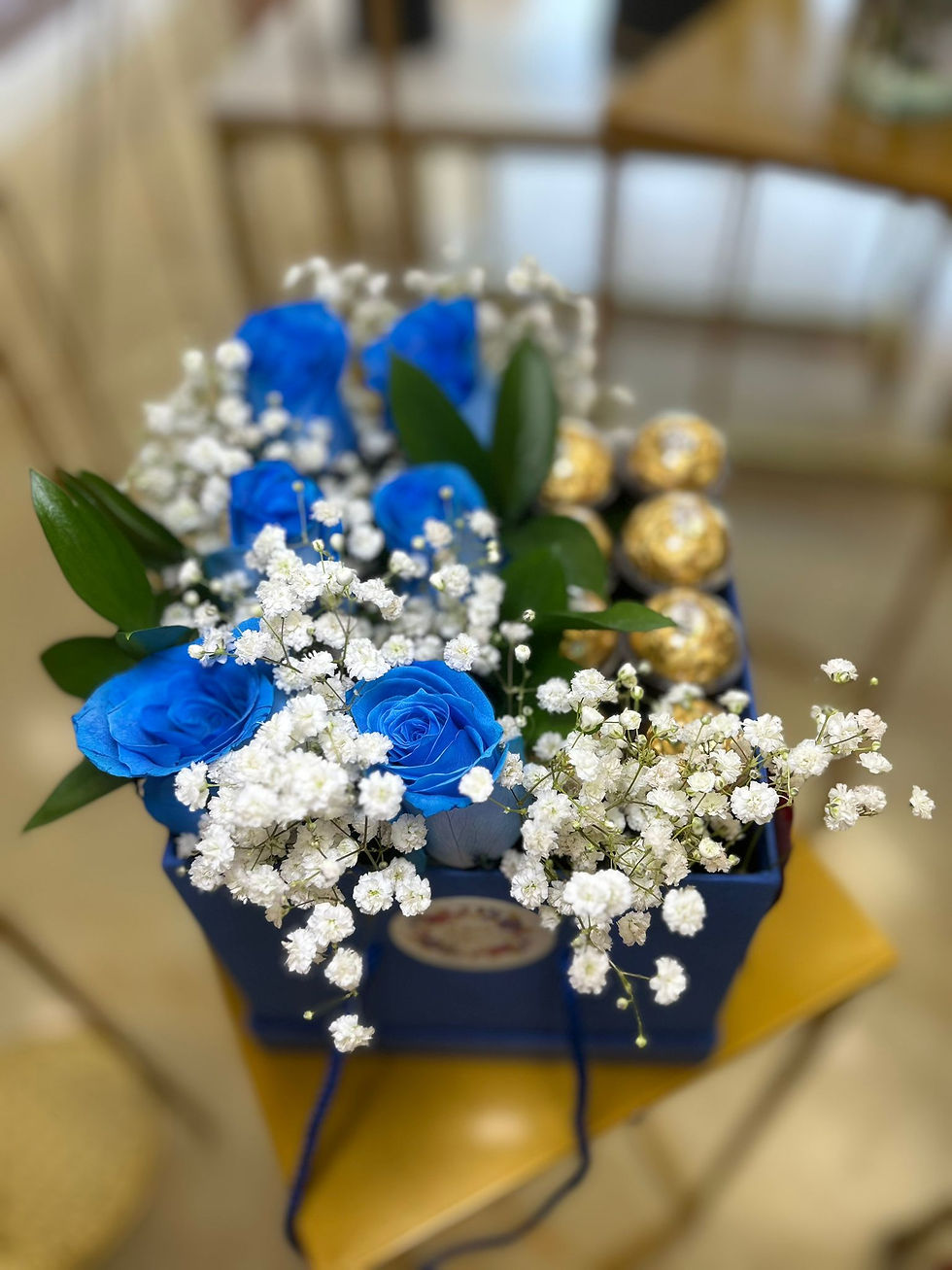 Blue Roses & Chocolates