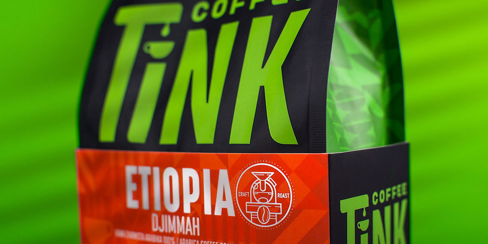 projekt opakowań kawy Coffee Tink - Paco De Zine dla Czas na Herbatę
