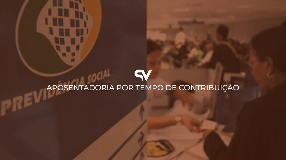 Capa ilustrativa para a página Aposentadoria por tempo de contribuição