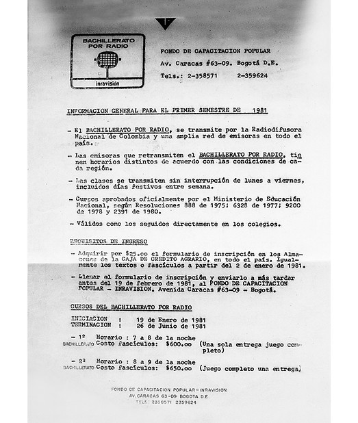 Panfleto informativo