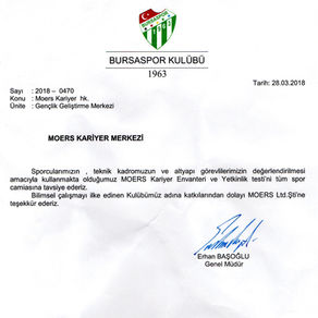 Sporcu ve MOERS K-Test