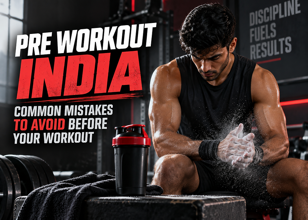Pre Workout India: Common Mistakes to Avoid Before Your Workout