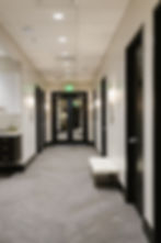 Hallway to exam rooms