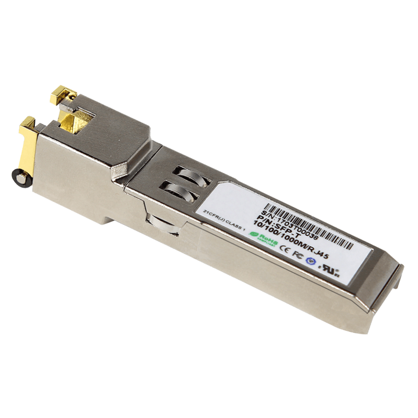 X81RJ10-C：10/100/1000BASE-T RJ45 port 100m commercial copper port module